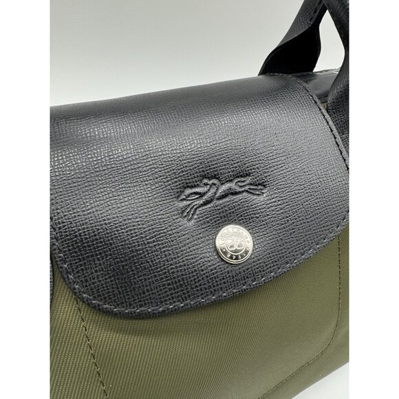 LONGCHAMP Le Pliage Energy L tote handbag crossbody - Olive green - Picture 11 of 15
